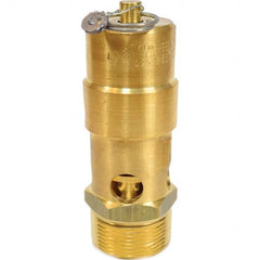Control Devices - 1-1/4" Inlet, ASME Safety Valve - USA Tool & Supply