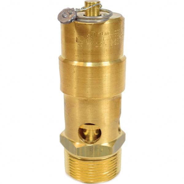Control Devices - 1-1/4" Inlet, ASME Safety Valve - USA Tool & Supply