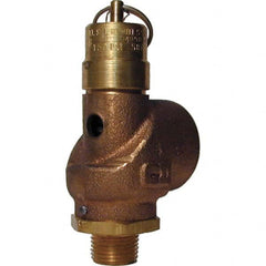 Control Devices - 1/2" Inlet, 1" Outlet, ASME Safety Valve - USA Tool & Supply