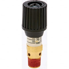 Control Devices - 1/4" Inlet, ASME Safety Valve - USA Tool & Supply