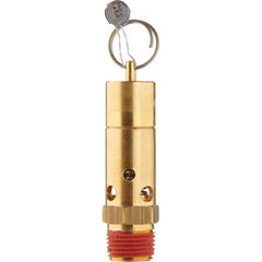 Control Devices - 1/2" Inlet, ASME Safety Valve - USA Tool & Supply