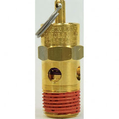 Control Devices - 3/8" Inlet, ASME Safety Valve - USA Tool & Supply