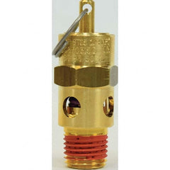 Control Devices - 1/4" Inlet, ASME Safety Valve - USA Tool & Supply