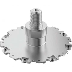 Seco - Combimaster Connection, 5mm Cutting Width, 45.1mm Depth of Cut, 125mm Cutter Diam, 16 Tooth Indexable Slotting Cutter - USA Tool & Supply