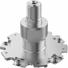 Seco - Combimaster Connection, 5/32" Cutting Width, 0.9567" Depth of Cut, 3" Cutter Diam, 10 Tooth Indexable Slotting Cutter - USA Tool & Supply