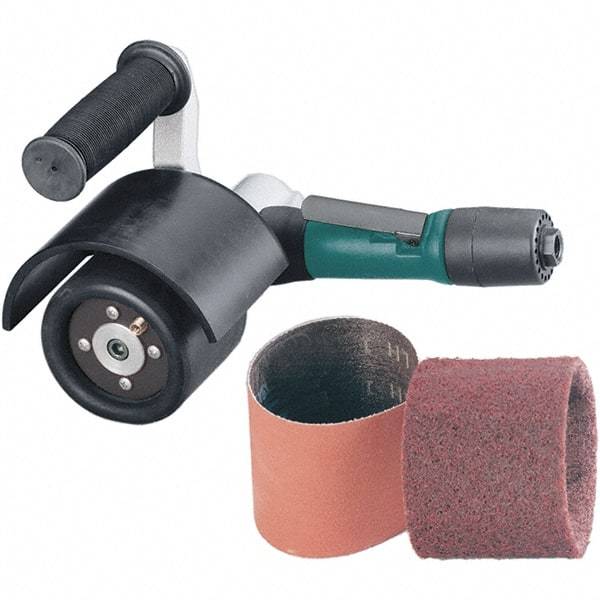 Dynabrade - 0.4 hp, 3,200 RPM Finishing Sander - 21 CFM Air Consumption, 6.21 bar Air Pressure, 1/4 NPT Inlet - USA Tool & Supply