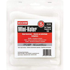 Wooster Brush - Paint Roller Covers   Type: Mini Roller    Nap Size (Inch): 1/2 - USA Tool & Supply