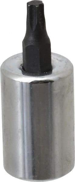 Proto - 3/8" Drive, T25 Torx Bit Socket - 1-23/32" OAL, 5/8" Bit Length - USA Tool & Supply