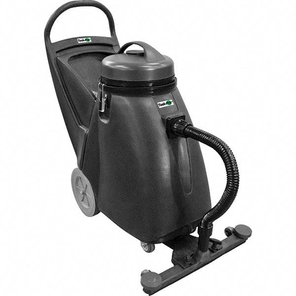 Nilfisk - 18 Gal Plastic Tank, Electric Powered Wet/Dry Vacuum - 1.17 Peak hp, 100/120 Volt, 8 Amps, 9' Hose Fitting, Cloth Filter, Accessories Included - USA Tool & Supply