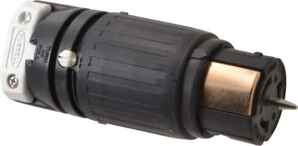 Hubbell Wiring Device-Kellems - 480 VAC, 50 Amp, NonNEMA Configuration, Industrial Grade, Self Grounding Connector - 3 Phase, 3 Poles, IP20, 0.83 to 1-1/4 Inch Cord Diameter - USA Tool & Supply