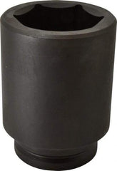 Proto - 1-1/2" Drive 3-1/8" Deep Impact Socket - 6 Points, 6-3/8" OAL - USA Tool & Supply