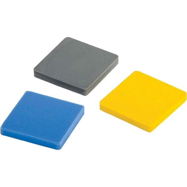 Mitutoyo - 30 HA to 90 HA Hardness, Shore A Scale, Calibration Set - Mid Hardness Range Description, 3 Piece - USA Tool & Supply
