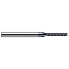 Variable Helix End Mills for Free Machining Steels - Finishers - 0.2500″ (1/4″) Cutter Diameter × 0.7500″ (3/4″) Length of Cut Carbide Square End Mill Finisher for Free Machining Steels, 5 Flutes, AlTiN Coated