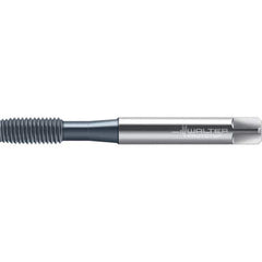 Walter-Prototyp - M6x1.00 DIN 2174 6HX 5.590 Thread Limit Semi-Bottoming Thread Forming Tap - Powdered Metal High Speed Steel, TiCN Finish, 80mm OAL, 10mm Thread Length, Right Hand Thread, Series TC420 - USA Tool & Supply