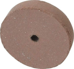 Cratex - 5/8" Diam x 1/16" Hole x 1/8" Thick, Surface Grinding Wheel - Silicon Carbide, Fine Grade, 25,000 Max RPM, Rubber Bond, No Recess - USA Tool & Supply