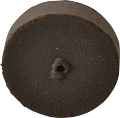 Cratex - 7/8" Diam x 1/16" Hole x 1/4" Thick, Surface Grinding Wheel - Silicon Carbide, Medium Grade, 25,000 Max RPM, Rubber Bond, No Recess - USA Tool & Supply