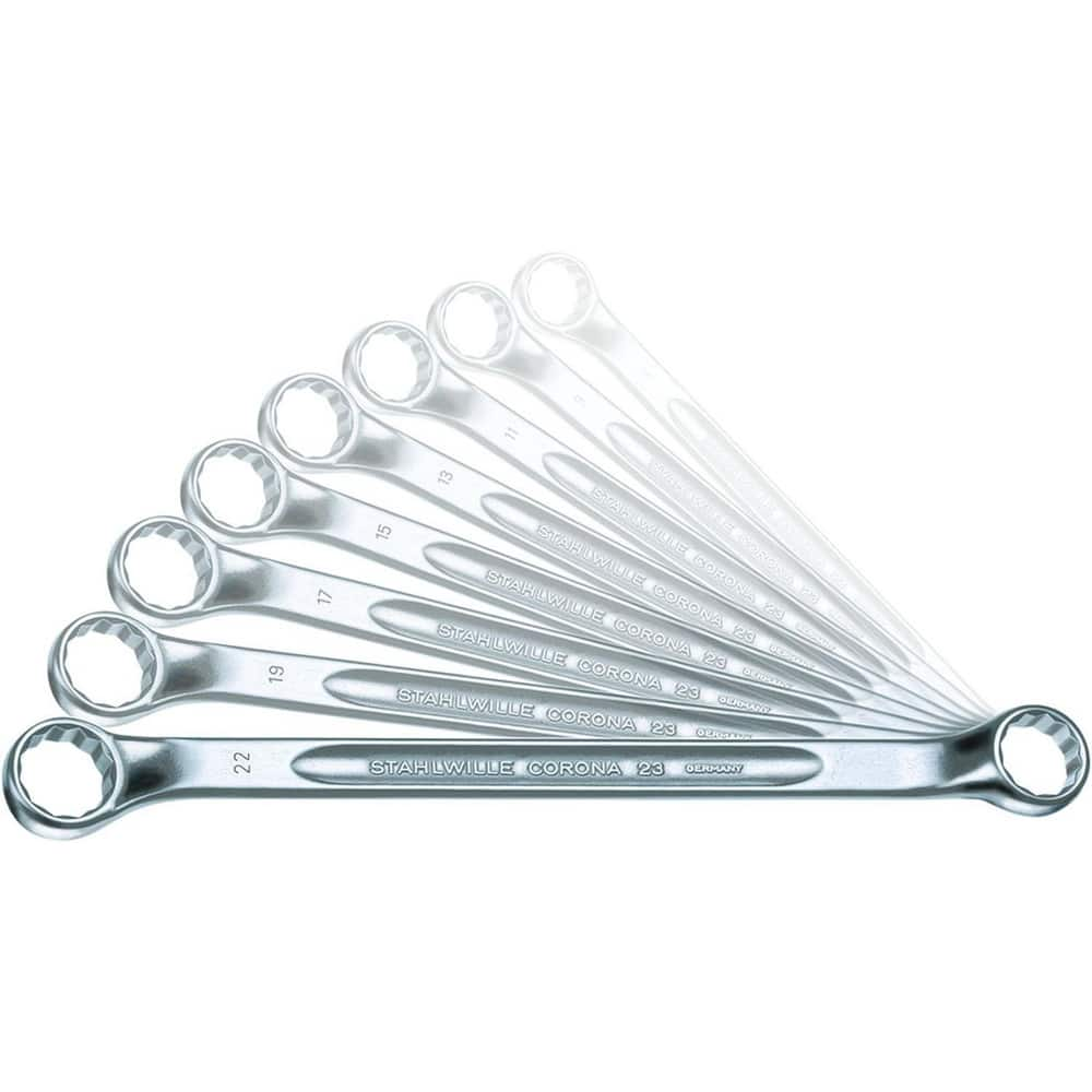 Wrench Sets; Set Type: Double Box End Wrench; System Of Measurement: Inch; Container Type: Carton; Wrench Size: 1/4 x 5/16 to 7/8 x 15/16 ″; Material: Alloy Steel; Chrome; Finish: Chrome-Plated; Overall Length: 15.3544 in; Non-sparking: No; Corrosion-resi