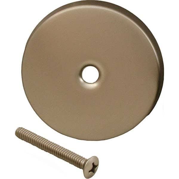 Jones Stephens - Shower Heads & Accessories Type: Overflow Plate Finish/Coating: Nickel - USA Tool & Supply