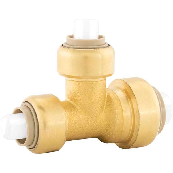 Jones Stephens - Metal Push-To-Connect Tube Fittings Type: Reducing Tee Tube Outside Diameter (Inch): 3/4 - USA Tool & Supply