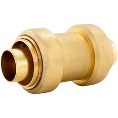 Jones Stephens - Metal Push-To-Connect Tube Fittings Type: Coupling Tube Outside Diameter (Inch): 1-1/4 - USA Tool & Supply