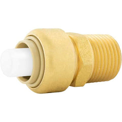 Jones Stephens - Metal Push-To-Connect Tube Fittings Type: Adapter Tube Outside Diameter (Inch): 1/2 - USA Tool & Supply