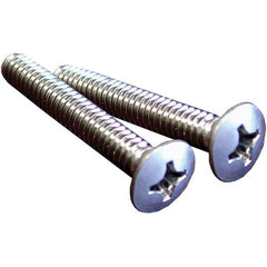 Jones Stephens - Shower Heads & Accessories Type: Overflow Plate Material: Metal - USA Tool & Supply