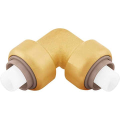 Jones Stephens - Metal Push-To-Connect Tube Fittings Type: 90 Degree Elbow Tube Outside Diameter (Inch): 1/2 - USA Tool & Supply