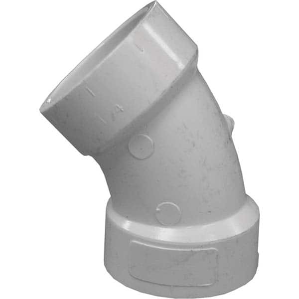 Jones Stephens - Plastic Pipe Fittings Type: Elbow Fitting Size: 4 (Inch) - USA Tool & Supply