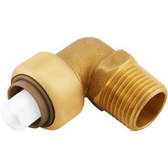 Jones Stephens - Metal Push-To-Connect Tube Fittings Type: Adapter Tube Outside Diameter (Inch): 1/2 - USA Tool & Supply