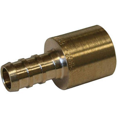 Jones Stephens - Brass & Chrome Pipe Fittings Type: Male Sweat Adapter Fitting Size: 3/8 x 1/2 - USA Tool & Supply