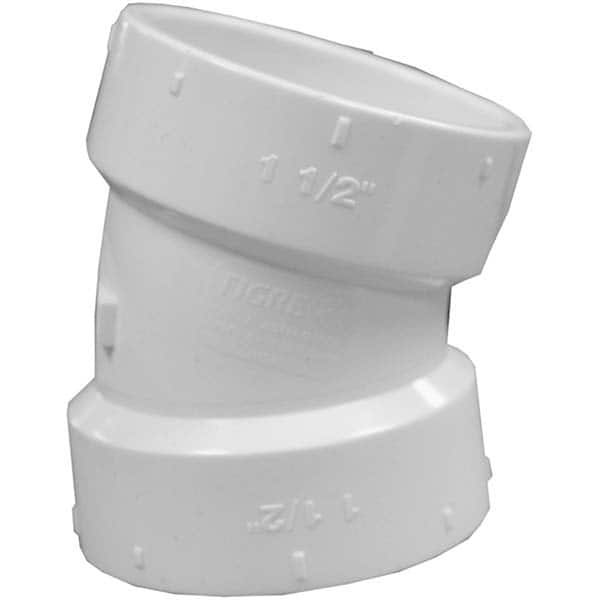Jones Stephens - Plastic Pipe Fittings Type: Elbow Fitting Size: 6 (Inch) - USA Tool & Supply