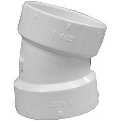Jones Stephens - Plastic Pipe Fittings Type: Elbow Fitting Size: 6 (Inch) - USA Tool & Supply