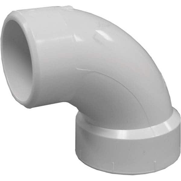 Jones Stephens - Plastic Pipe Fittings Type: Street Elbow Fitting Size: 4 (Inch) - USA Tool & Supply