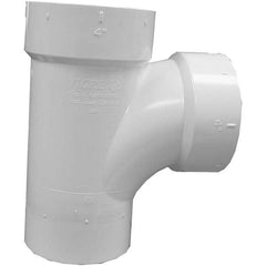 Jones Stephens - Drain, Waste & Vent Pipe Fittings Type: Sanitary Tee Street Fitting Size: 4 (Inch) - USA Tool & Supply