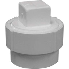 Jones Stephens - Drain, Waste & Vent Pipe Fittings Type: Cleanout Adapter w/Plug Fitting Size: 4 (Inch) - USA Tool & Supply