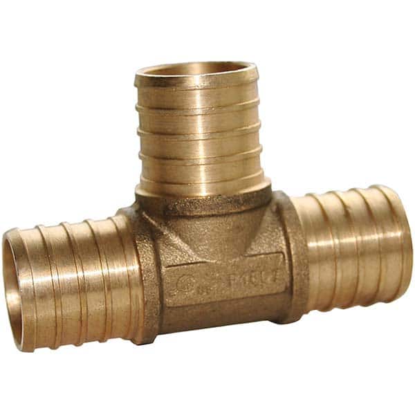 Jones Stephens - Brass & Chrome Pipe Fittings Type: Equal Tee Fitting Size: 1 - USA Tool & Supply