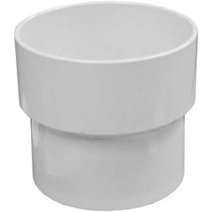 Jones Stephens - Drain, Waste & Vent Pipe Fittings Type: Adapter Coupling Fitting Size: 4 x 3 (Inch) - USA Tool & Supply