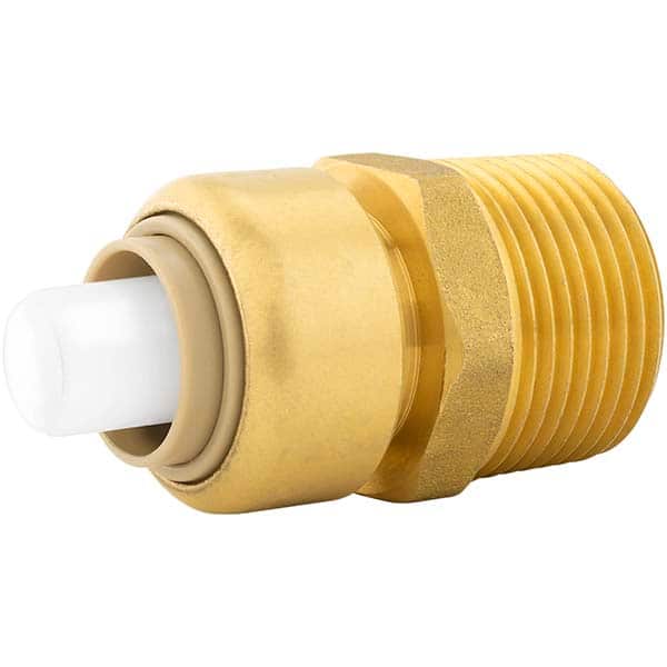 Jones Stephens - Metal Push-To-Connect Tube Fittings Type: Adapter Tube Outside Diameter (Inch): 3/8 - USA Tool & Supply