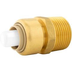 Jones Stephens - Metal Push-To-Connect Tube Fittings Type: Adapter Tube Outside Diameter (Inch): 3/8 - USA Tool & Supply