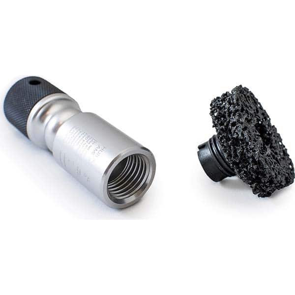 AME International - Automotive Hand Tools & Sets For Use With: 1/2" Impact or Drill - Automotive Lug and Hub Cleaning Color: Silver - USA Tool & Supply