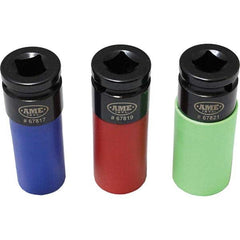 AME International - Socket Sets Measurement Type: Inch & Metric; Metric Drive Size: 0.5 - USA Tool & Supply