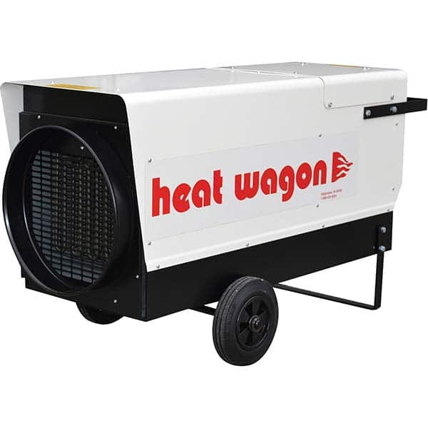 Heat Wagon - Electric Forced Air Heaters Type: Forced Air Blower Maximum BTU Rating: 204700 - USA Tool & Supply