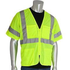 PIP - High Visibility Vests Vest Style: General Purpose; Surveyor's Vest Type: Hi Visibility - USA Tool & Supply