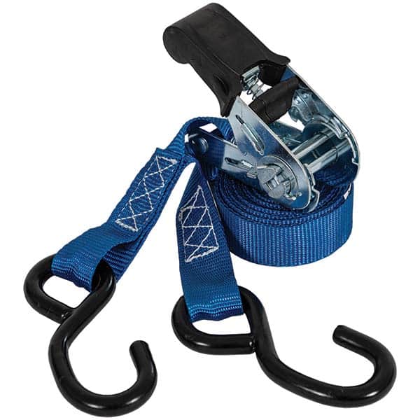 Buyers Products - Slings & Tiedowns (Load-Rated) Type: Ratchet Tie Down Material: Polyester; Steel; Rubber - USA Tool & Supply
