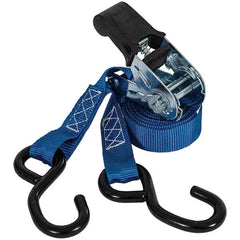 Buyers Products - Slings & Tiedowns (Load-Rated) Type: Ratchet Tie Down Material: Polyester; Steel; Rubber - USA Tool & Supply