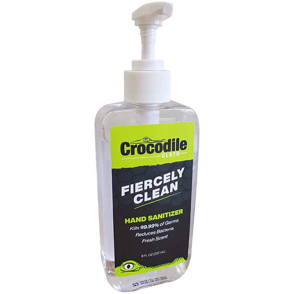 Crocodile Cloth - 8 oz Pump Bottle Gel Hand Sanitizer - USA Tool & Supply