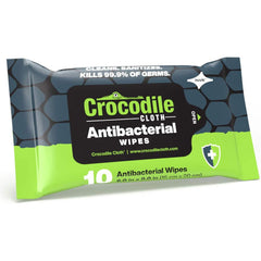 Crocodile Cloth - Wipes Type: Disinfectant Style: Pre-Moistened; Flat Fold - USA Tool & Supply