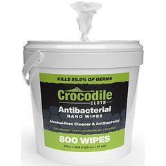 Crocodile Cloth - Wipes Type: Disinfectant Style: Pre-Moistened; Center Pull - USA Tool & Supply