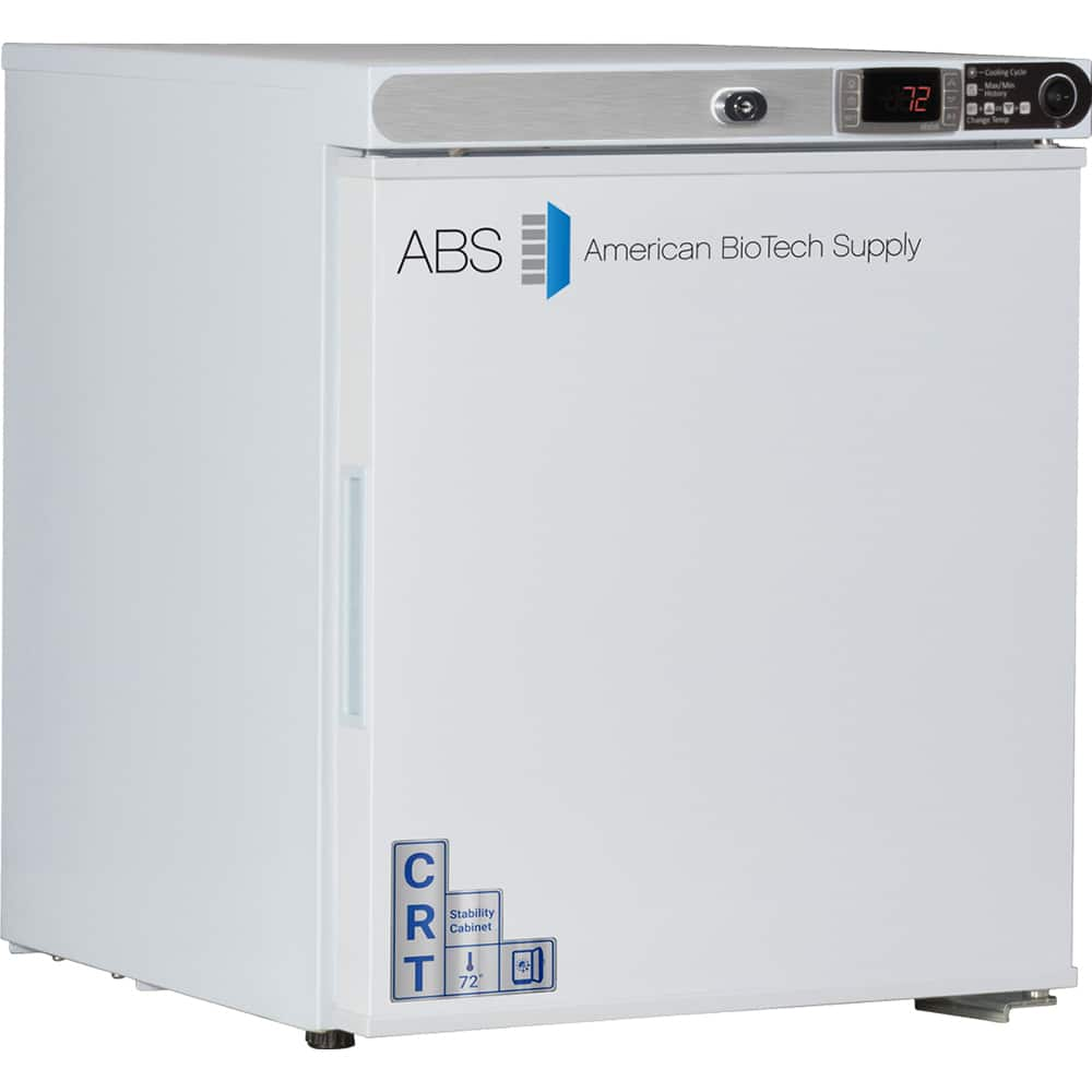 American BioTech Supply - Laboratory Refrigerators and Freezers Type: Controlled Room Temperature Cabinet Volume Capacity: 1 Cu. Ft. - USA Tool & Supply