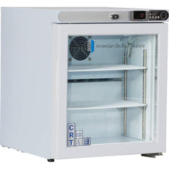 American BioTech Supply - Laboratory Refrigerators and Freezers Type: Controlled Room Temperature Cabinet Volume Capacity: 1 Cu. Ft. - USA Tool & Supply